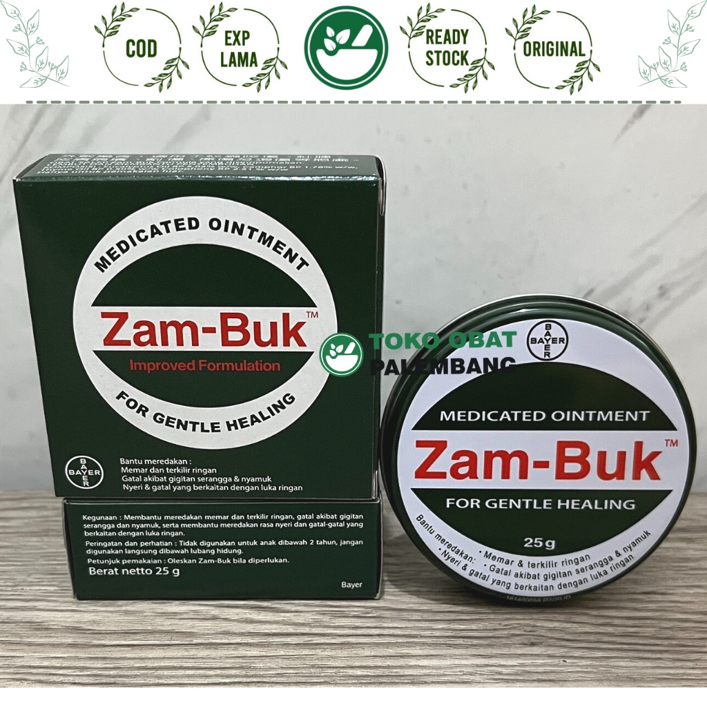 Jual Zambuk 25 Gram Medicated Ointment For Gentle Healing Zam Buk Zam