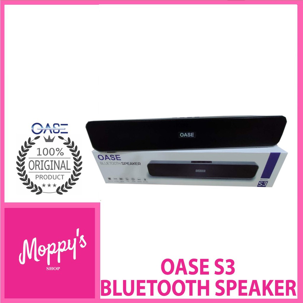Speaker bluetooth OASE S3 original Garansi resmi Oase Indonesia