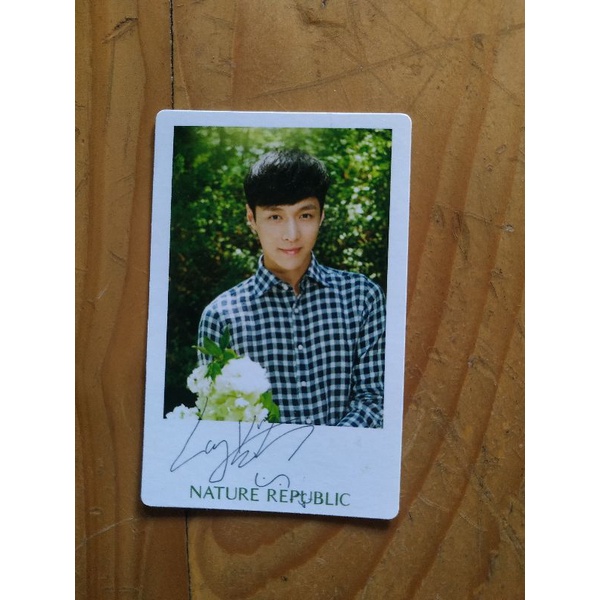 Nature Republic X EXO Lay PC Photocard
