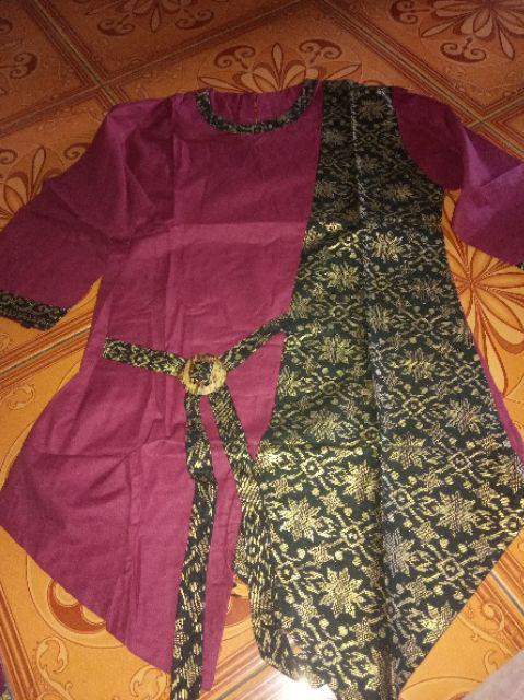 Maura Couple - Sania Ruffle Batik Couple Ori  Ndoro Jowi Dnt Garasi Termurah  Shopee - Couple Reno