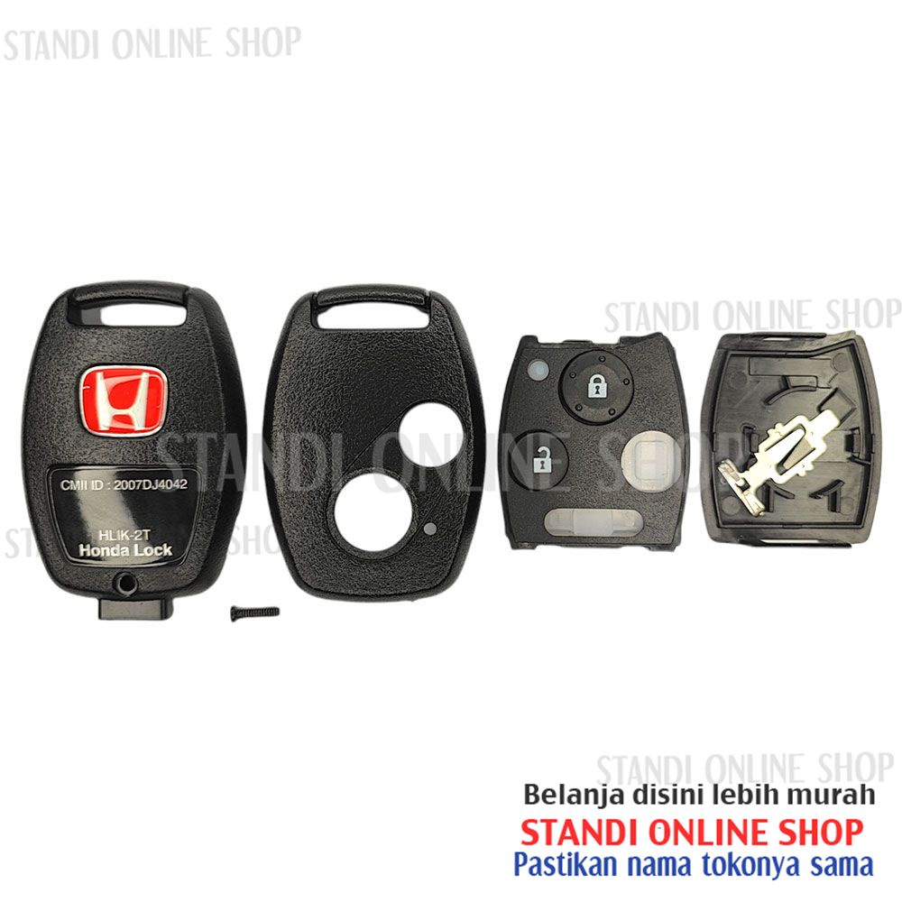 Rumah Kunci Cassing Remote Mobil Honda CRV Jazz Brio Mobilio City dan Casing Remote Dalam