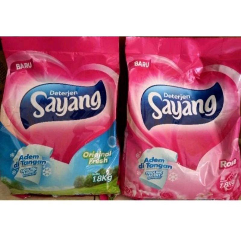 Sayang Deterjen 1,8 kg 20 ds