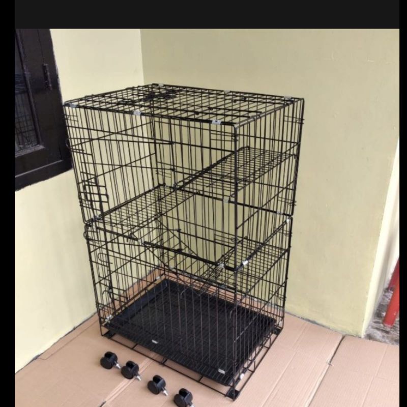 Kandang kucing XXL / kandang 75cm / kandang jumbo-1