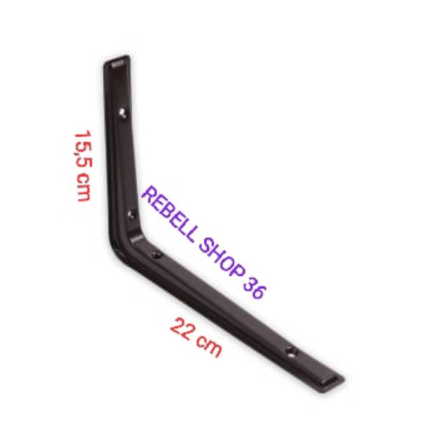 

Braket siku papan L 15x22 cm