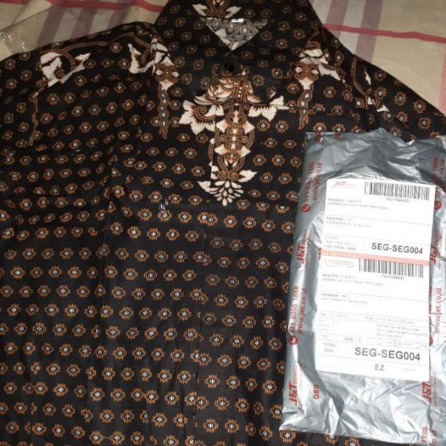 Kemeja Batik Pria Ppbtk07 Modern Lengan Panjang Casual Modis Trendy Masa Kini M L Xl Asli Pekalongan
