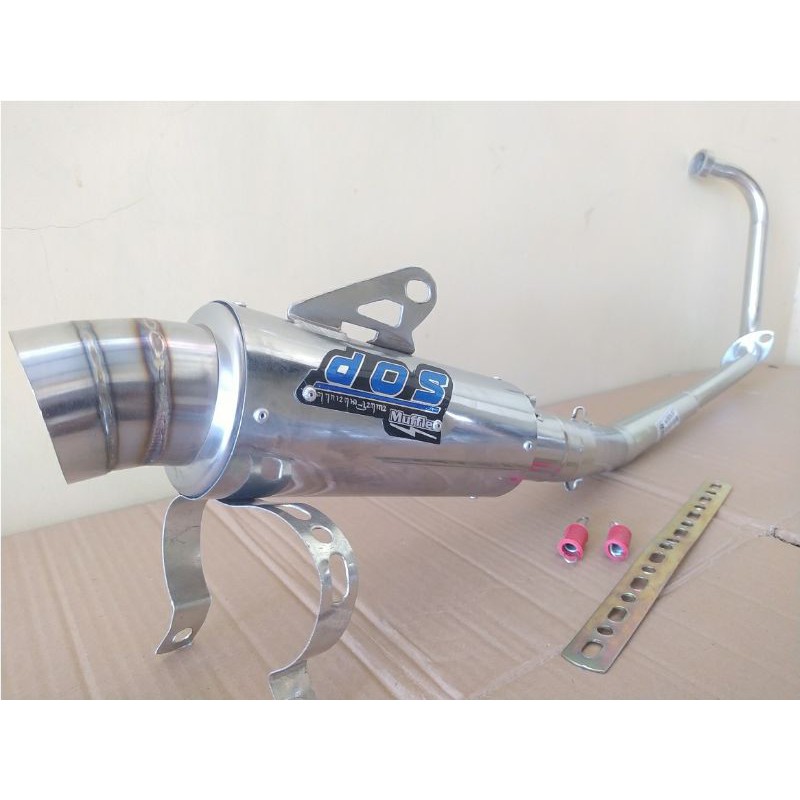 Knalpot Dos Racing Satria FU150 Karbu Satria FU150 FI Facelift - Knalpot Satria - Knalpot Fu