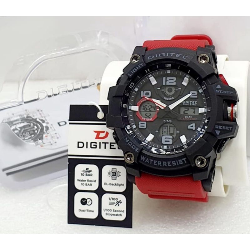 JAM TANGAN PRIA SPORTY KEREN ELEGANT DIGITEC 2125 ORIGINAL WATER RESIST