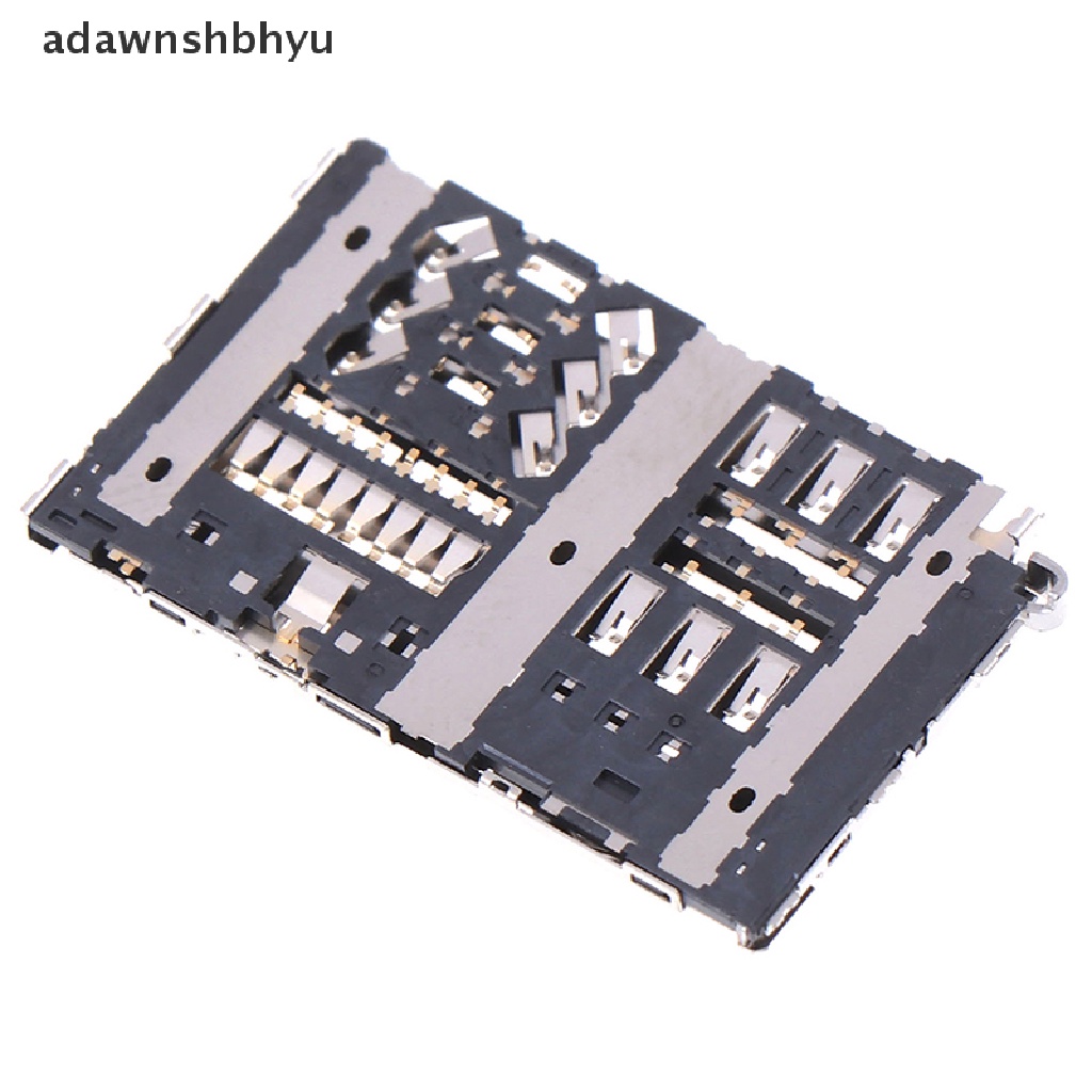 Konektor holder slot Pembaca Kartu Sim adawnshbhyu Untuk Soket lg G6 H870 LS993 VS988