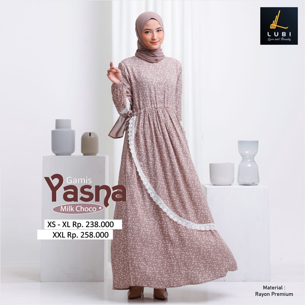 Gamis Dewasa Wanita Yasna Lubi Best Seller