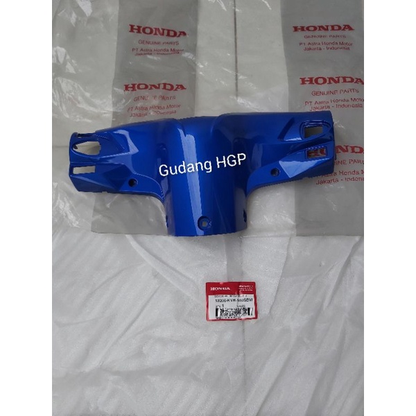 Cover Handle RR SP BL MT Blue Metalic Batok Belakang Vario 110 Techno Karbu 53206-KVB-N50SBM Ori Hon