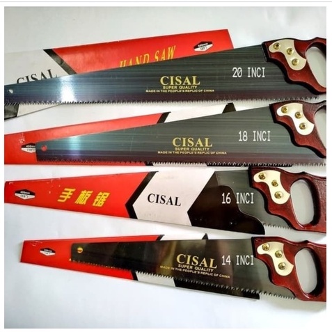 GERGAJI KAYU GERGAJI POTONG KAYU MANUAL CISAL 16 INCH BESAR