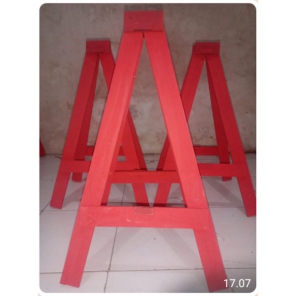 

paket 6 meja/jangkrak lukis styrofoam