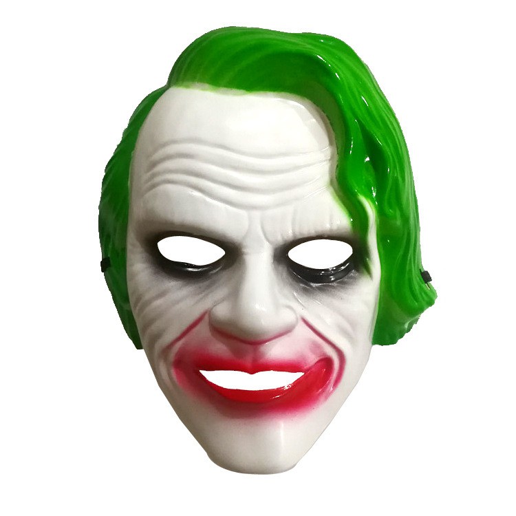 TOJO topeng joker badut clown dark knight batman cosplay mask halloween costume