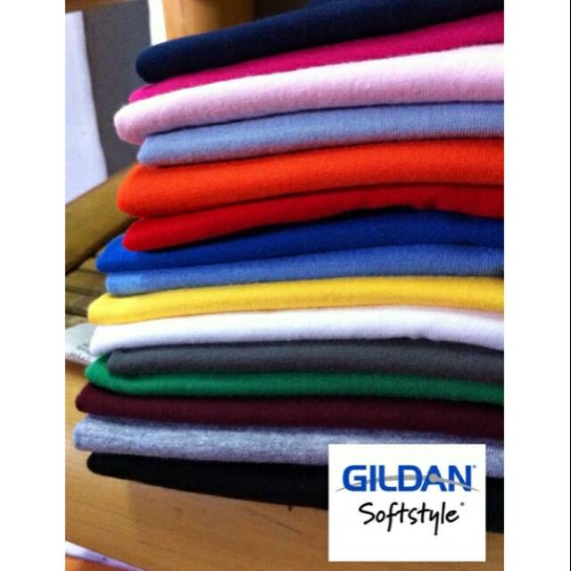 Kaos Polos Gildan Softstyle 63000 Import Original