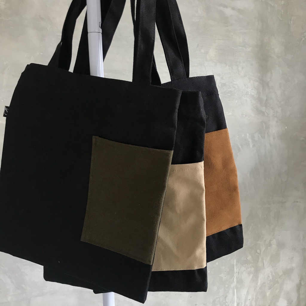 TWO COLOUR TOTE BAG