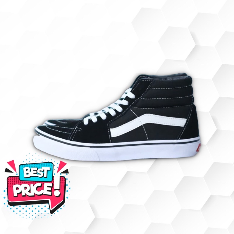 Vans Sk8 Hi Black White Japan Market
