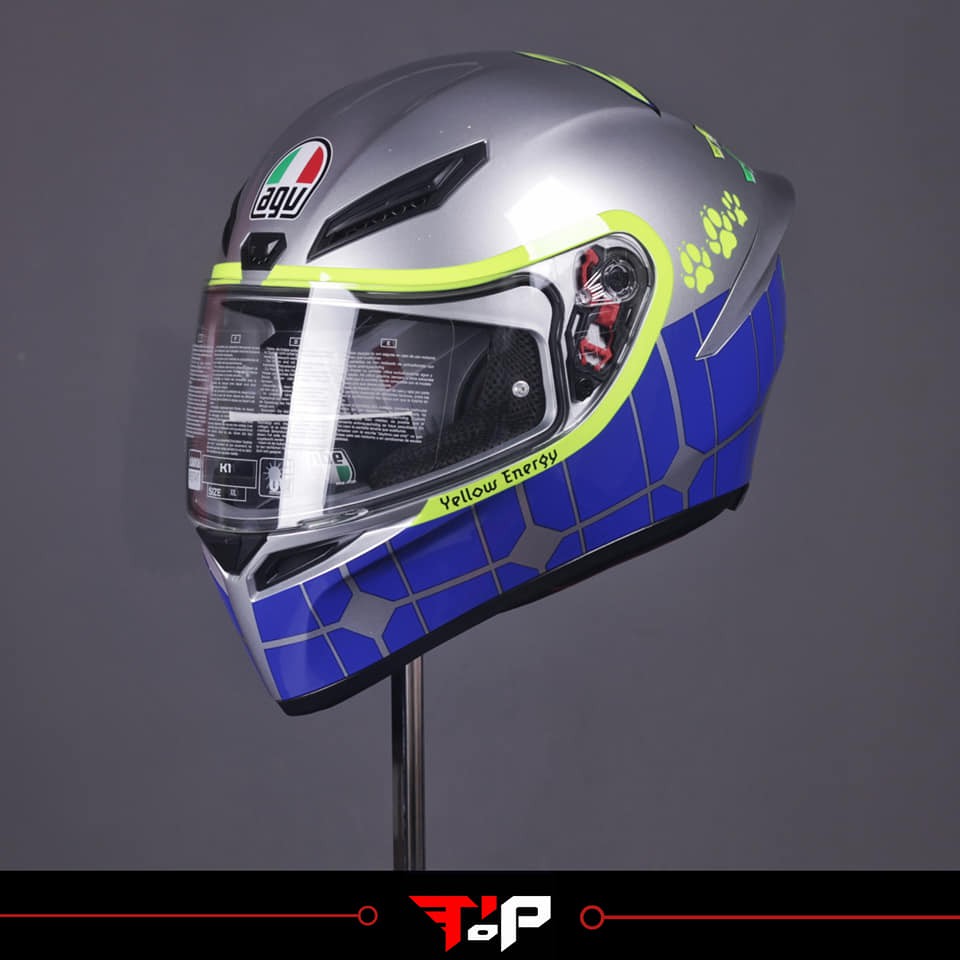 AGV K1 ROSSI MUGELLO MIRROR 2015 HELM FULL FACE