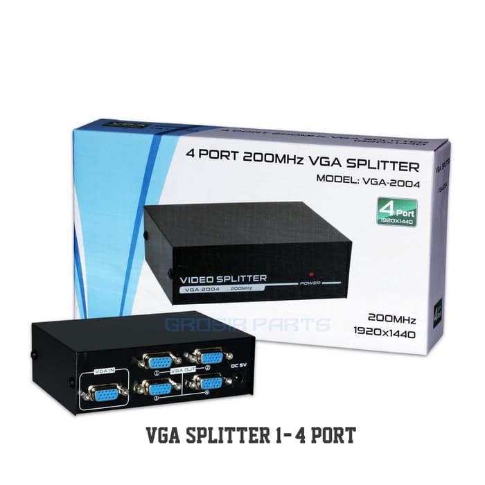 VGA Split Splitter 4 Port