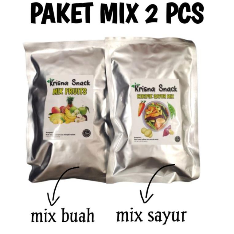 

Impor Terbaru // GnS PAKET MIX KERIPIK 2 PCS (MIX BUAH DAN MIX SAYUR) //Model@terbaru