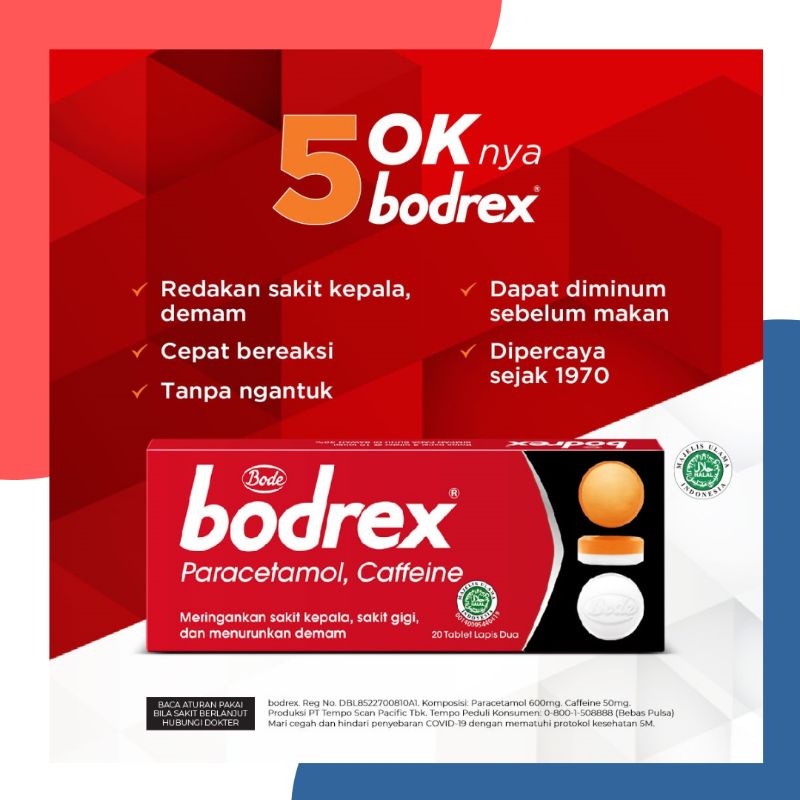 BODREX SAKIT KEPALA ALL VARIAN PERSTRIP