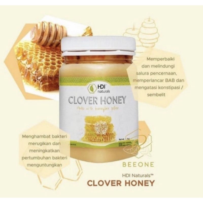 Madu 250gr Hdi / Clover Honey 250gr Original