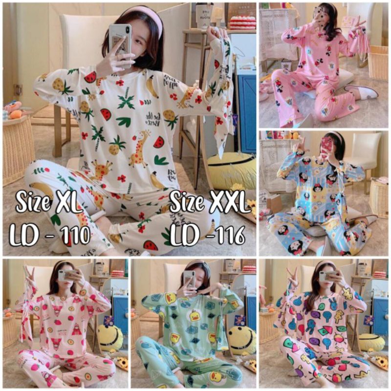 Stelan baju tidur import murah/ fashion wanita/baju tidur murah C07-D1