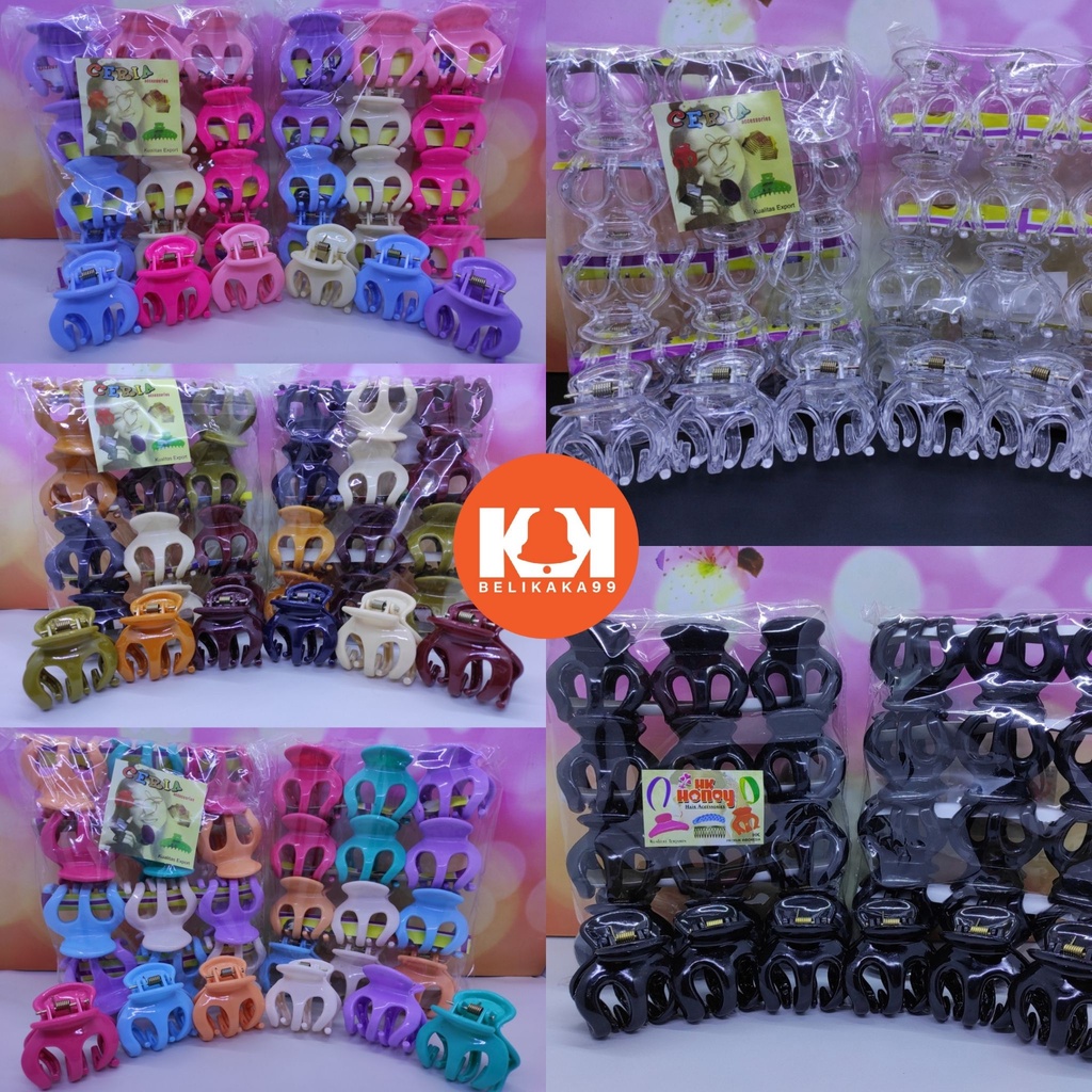 JEDAI RAMBUT BESAR CAKAR 5 PILIH WARNA WARNI 5 CM / JEDAI BESAR WARNA WARNI CAKAR 5