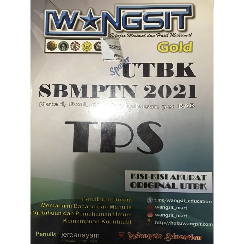 (Preloved Wangsit TPS Gold 2021)