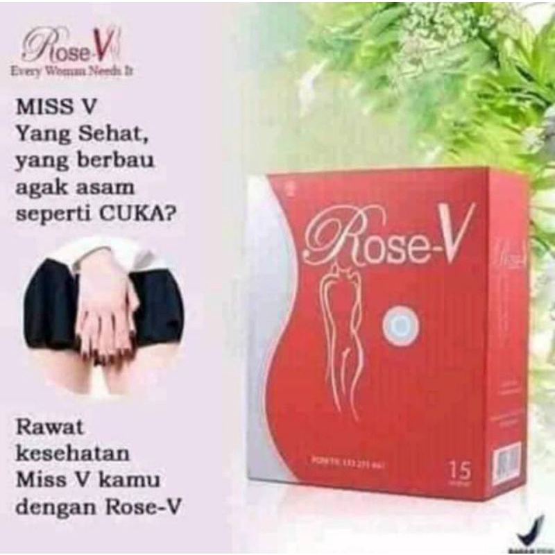 Rose V 1 Box 15 Sachet - Untuk Masalah Kewanitaan