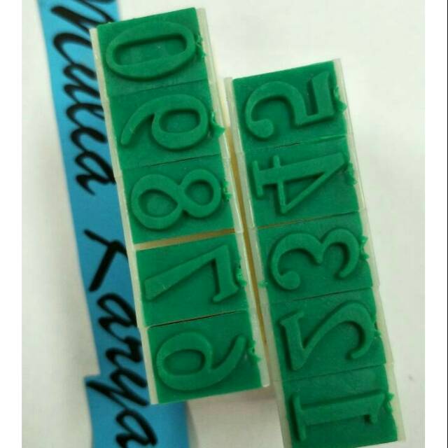 

Stempel angka 0 sd 9 ukuran 13mm printing kit