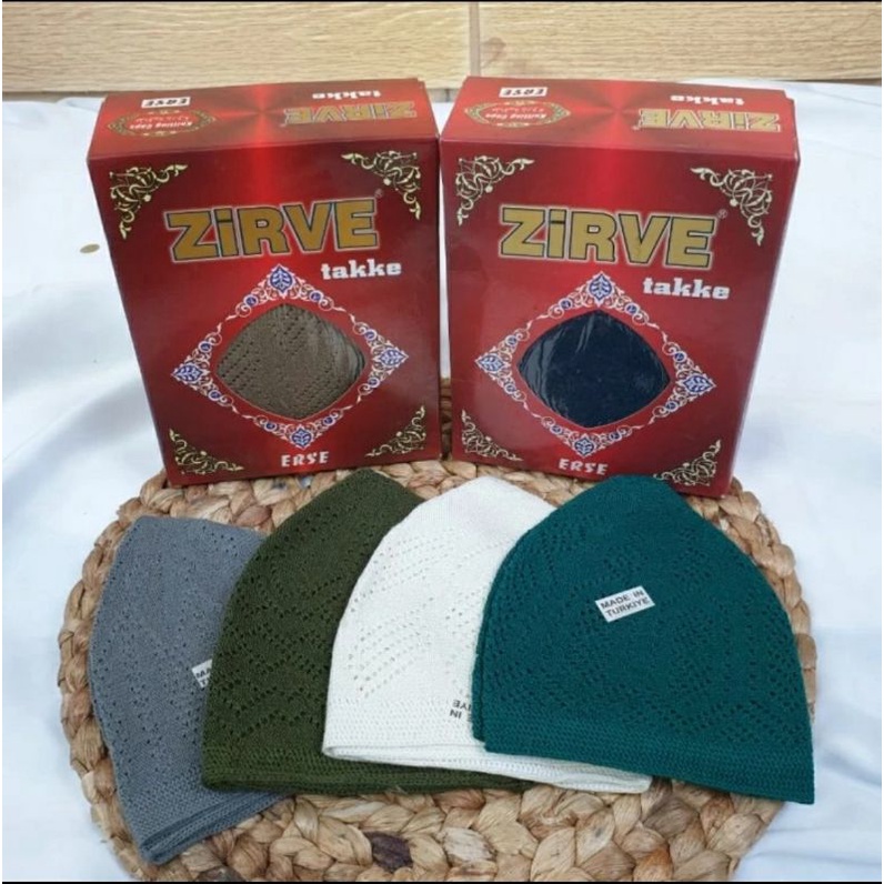 Peci Haji Zirve Original Peci Rajut Impor Turkey Ori
