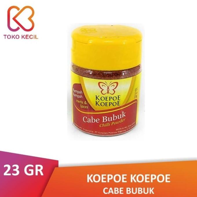 

[BTL] Koepoe Koepoe Cabe Bubuk 23 GR | Chili Powder Kupu Kupu