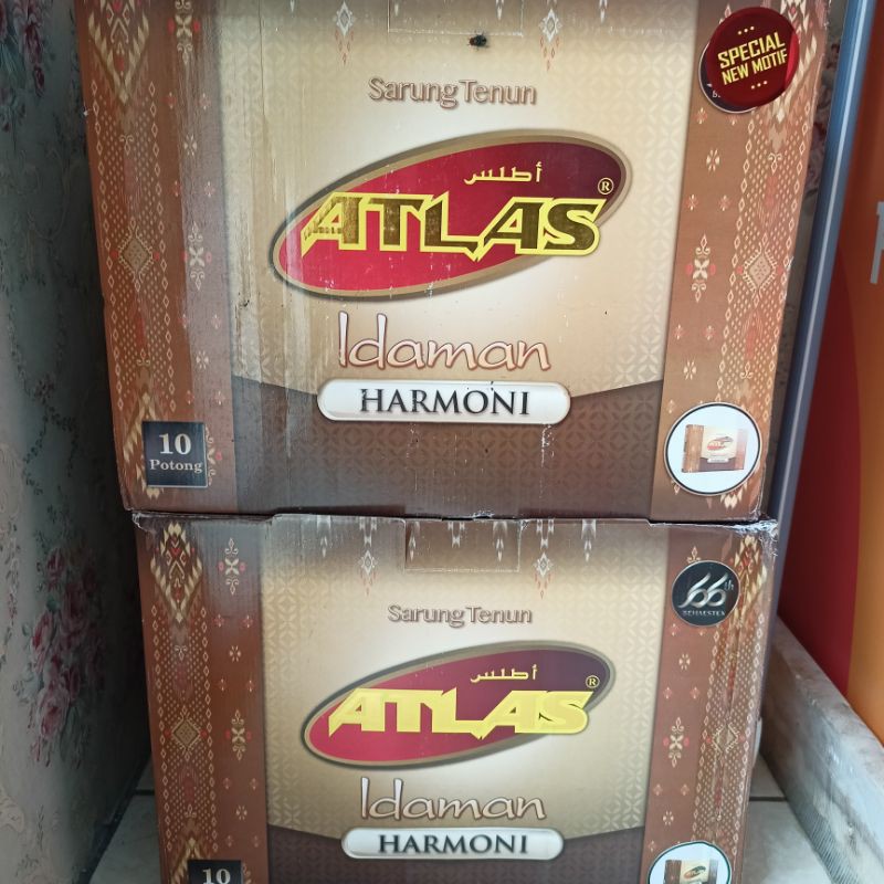sarung atlas harmoni akasia grosir 10 pcs