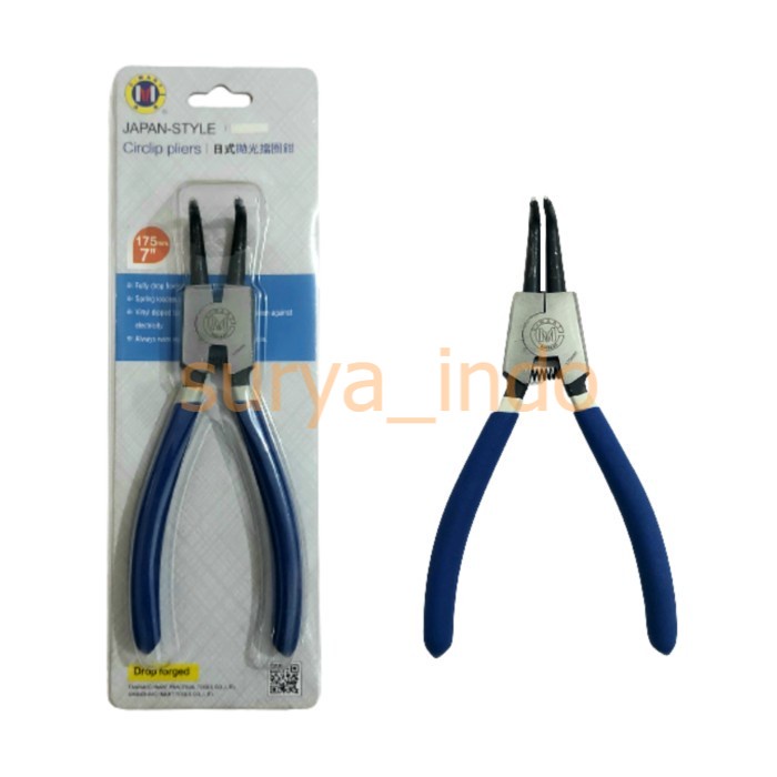 TANG SNAP RING 7&quot; BUKA BENGKOK C-MART B0024-07 CIRCLIP PLIERS 175 MM