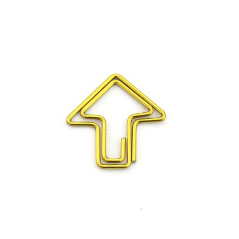 

Arrow Metal Gold Paper Clip for Journaling, Bujo, Bullet Journal, Penjepit Klip Kertas