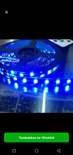 led ws2811 dc 24v 300led 1roll panjang 5meter lampu indor