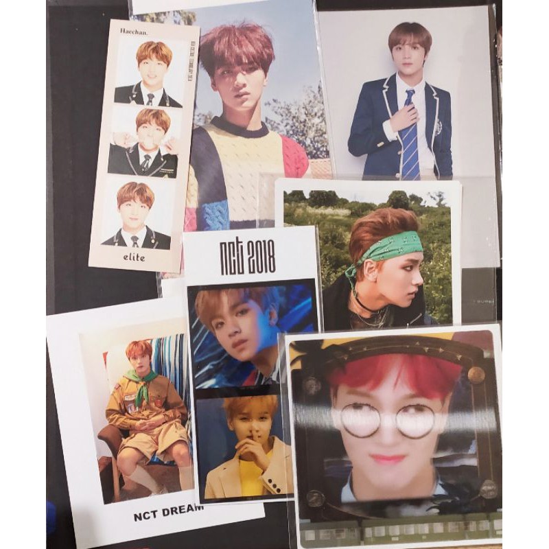 NCT 127 DREAM HAECHAN EMPATHY BACK TO SCHOOL FIRETRUCK ELITE FILMSET STANDEE SUMMER KIT POLAROID
