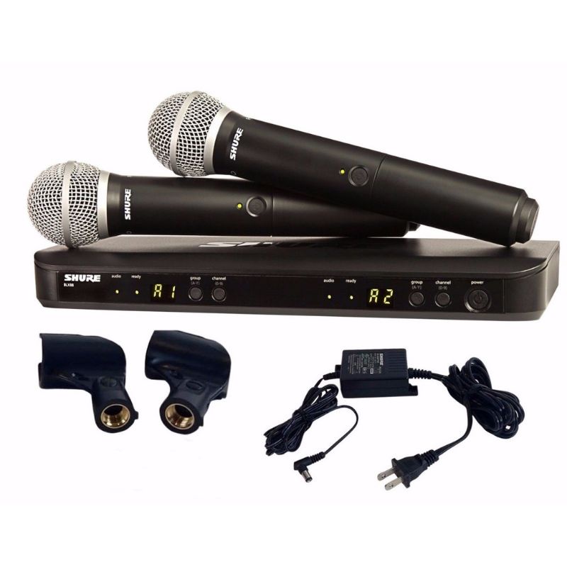 Microphone wireless Shure BLX 288 / PG 58 Mic Shure