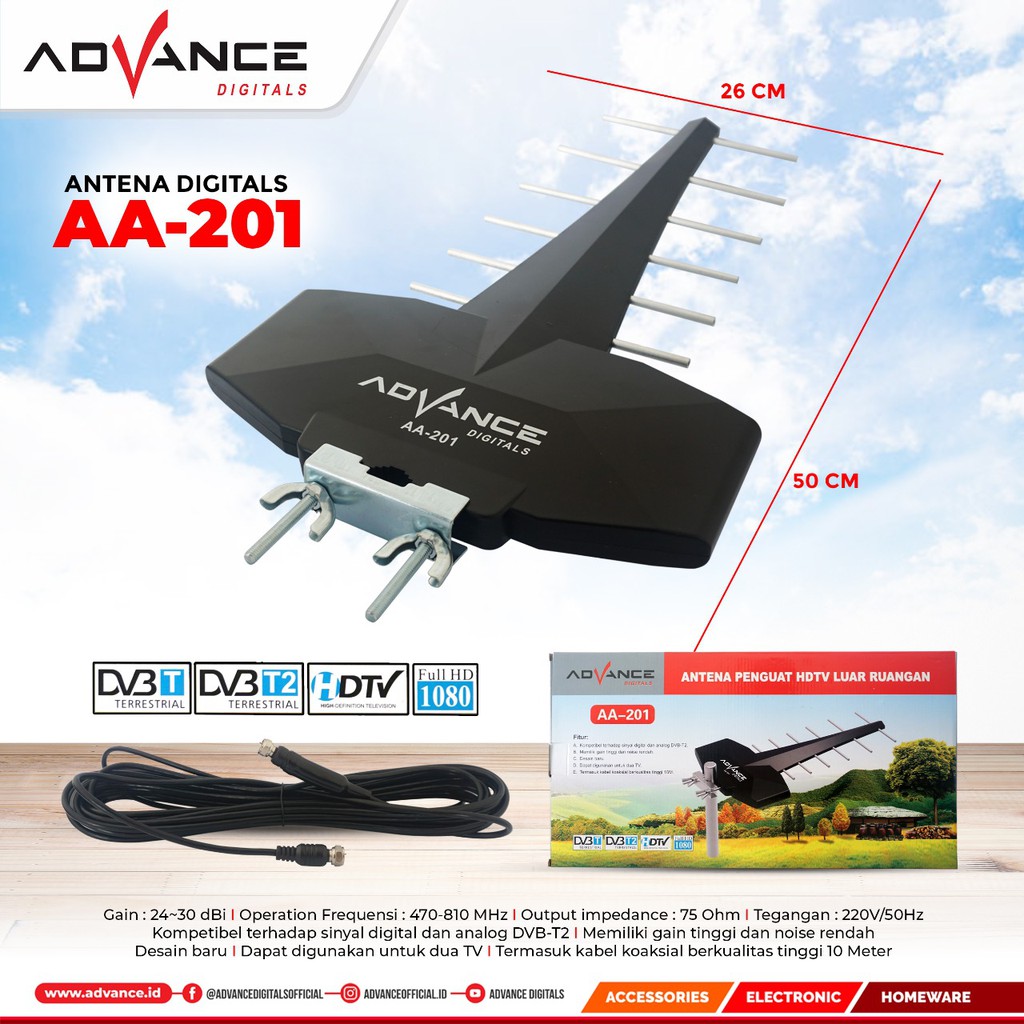 Antena Luar ruangan Advance AA-201