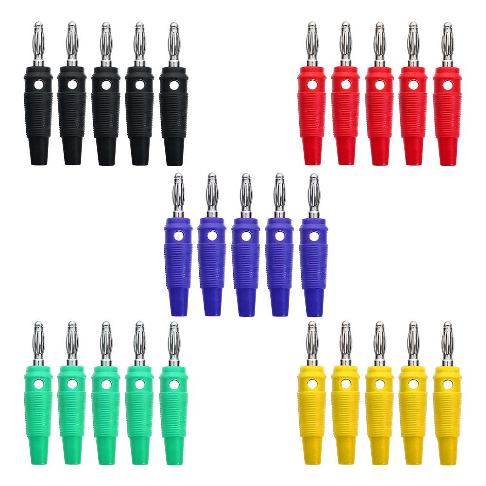 POPULAR Populer 5Pcs Colokan Pisang Terminal Kabel Speaker Aksesoris Adaptor Jack Audio