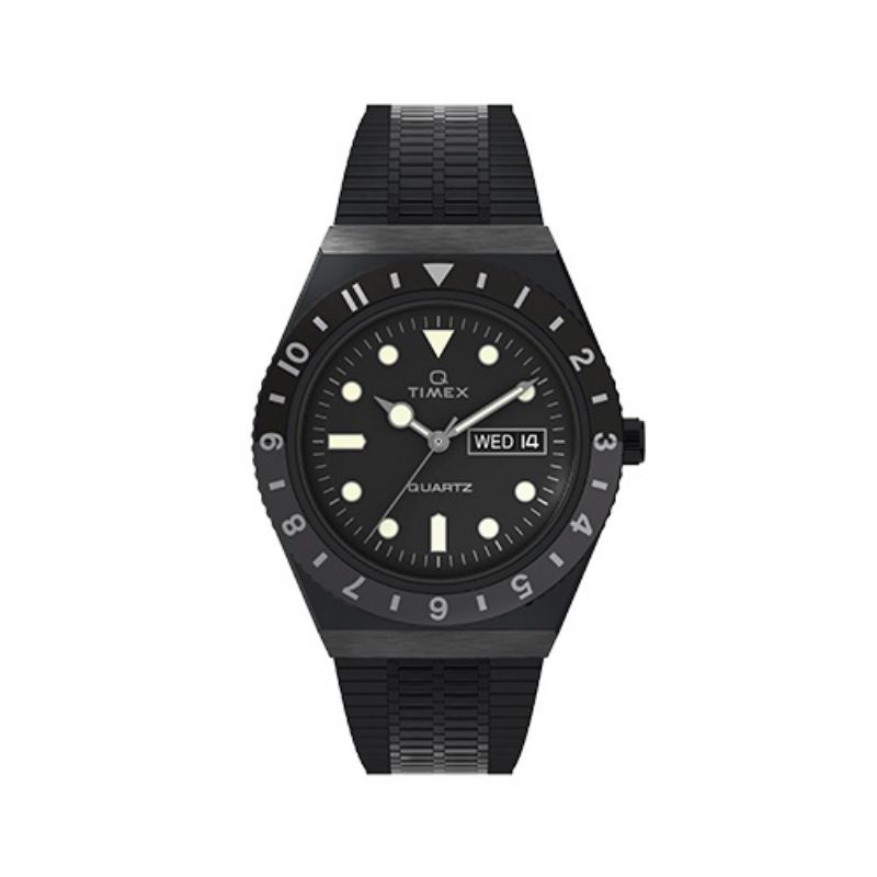 TIMEX Q DIVER INSPIRED BLACK LIMITED EDITION GARANSI RESMI ORIGINAL TW2U61600