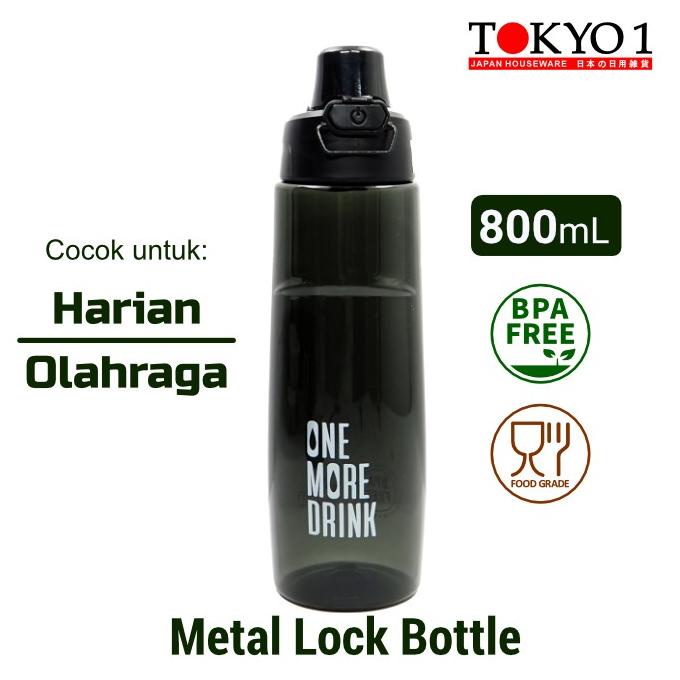 Tokyo1 800ml Metal Lock Bottle Botol Minum (924946)