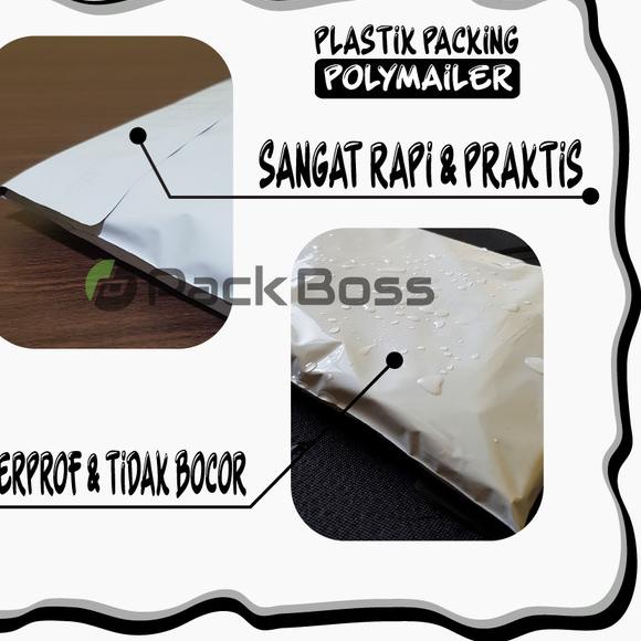 

♦ POLYMAILER HITAM 20X30 ISI ±100 HARGA KUALITAS THE BOSS ♡
