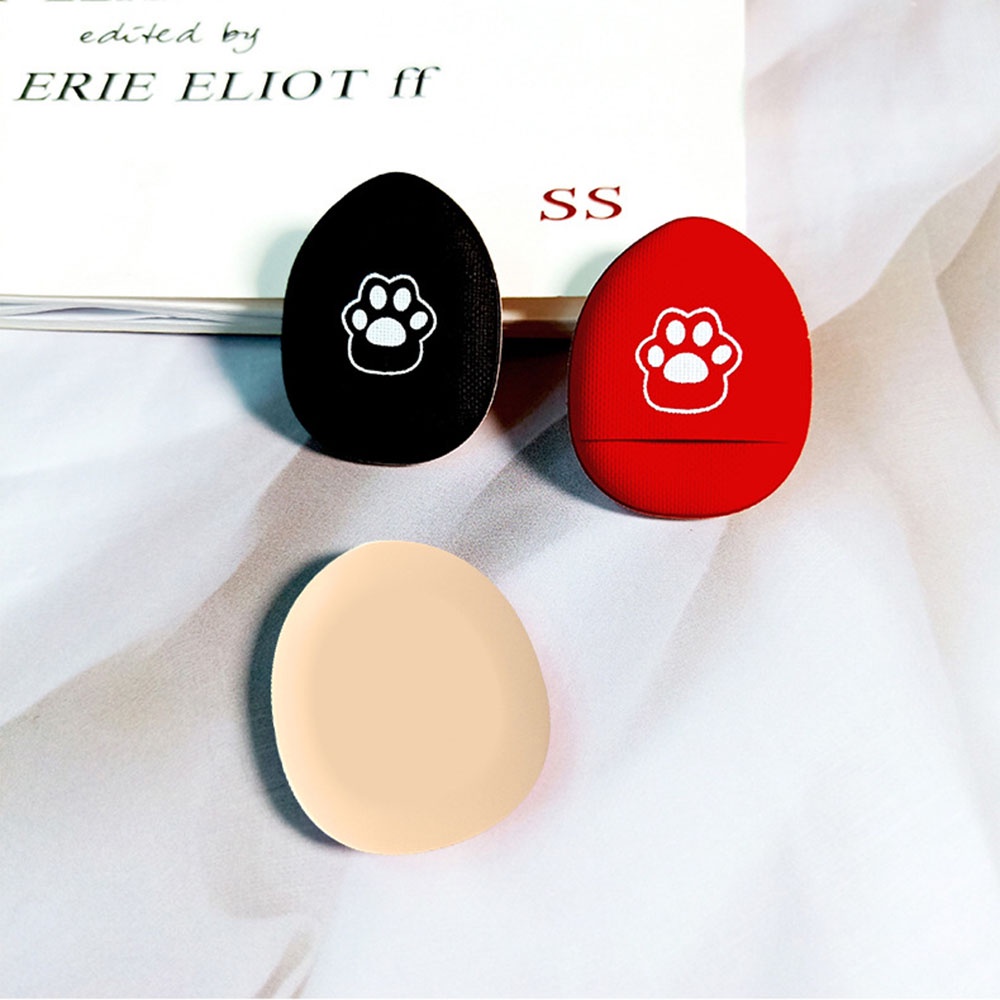 Spons Puff Concealer Powder Mini Bentuk Cakar Kucing Untuk Alat Kecantikan