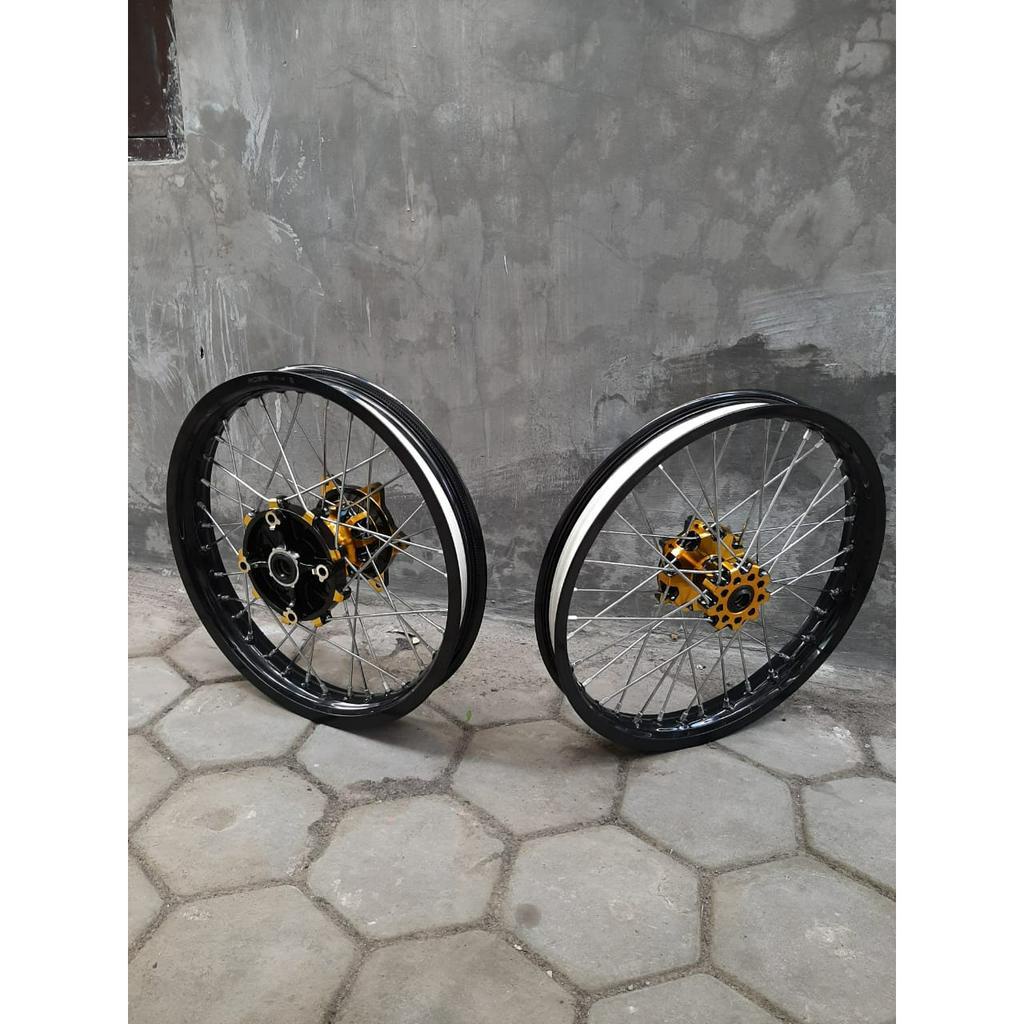 Velg Supermoto Herex PNP CRF Velk Honda CRF 150 L Semi Cacing RIng 17