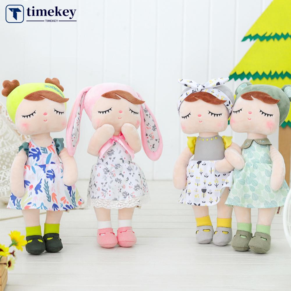 Timekey 2021 Original Metoo Mainan Boneka Stuffed Plush Kelinci Angela Untuk Bayi / Anak Perempuan F7U1