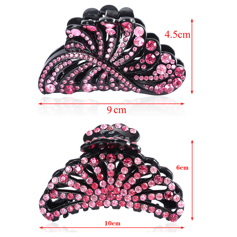 Korean New Rhinestone Hairpin Crystal Ponytail Hair Clip Women Fashion Wild Hair Accessories