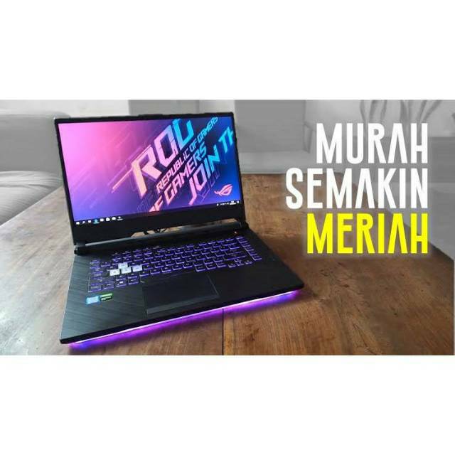 LAPTOP ASUS ROG STRIX G531GD I505G3T (i5 9300H) 8GB 512GB SSD GTX1050 4GB W10