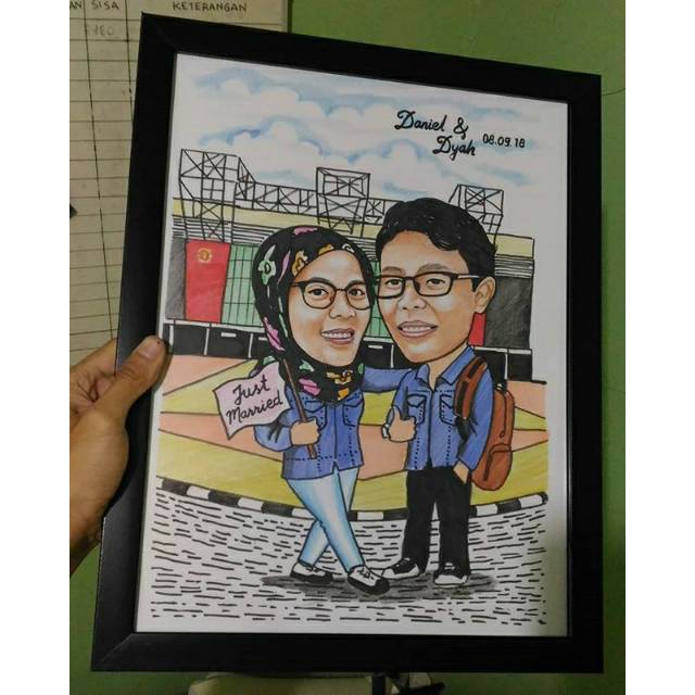 KARIKATUR KERTAS A3 (30X40CM) 1-11 WAJAH
