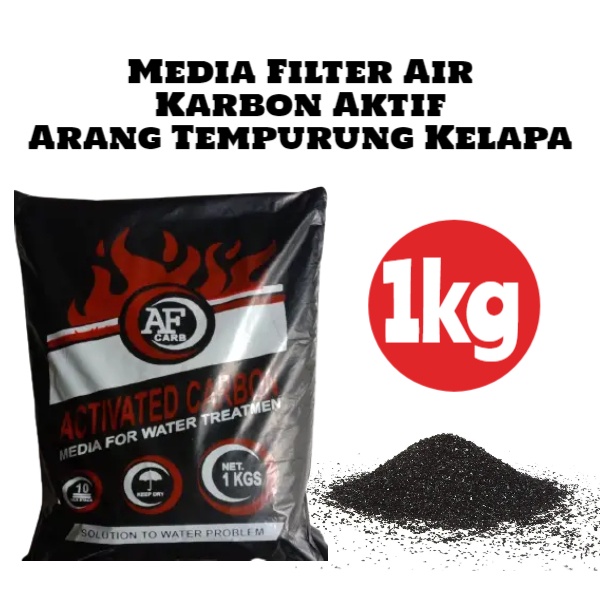 Jual Karbon Aktif Aquarium Sumur Keran Kolam Ikan Filter Air Isi